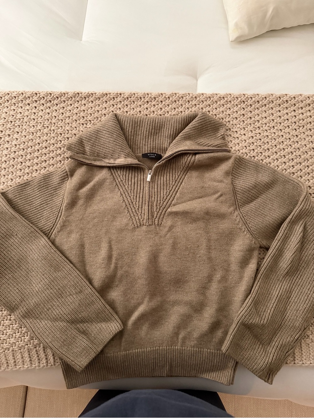 Vici Quarter Zip Sweater